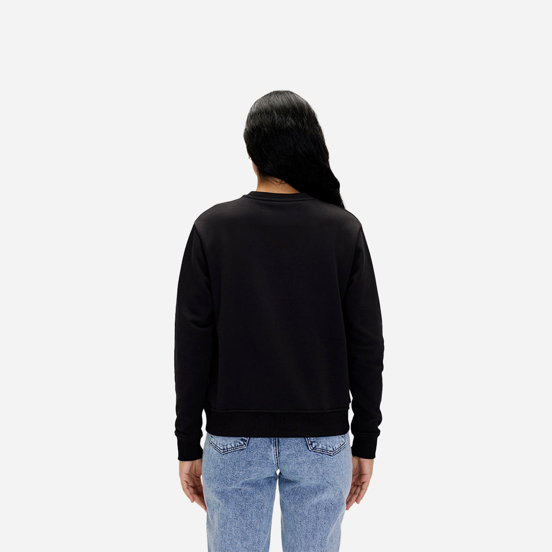 Bad Bear Basic Crewneck Siyah Kadın Sweatshirt