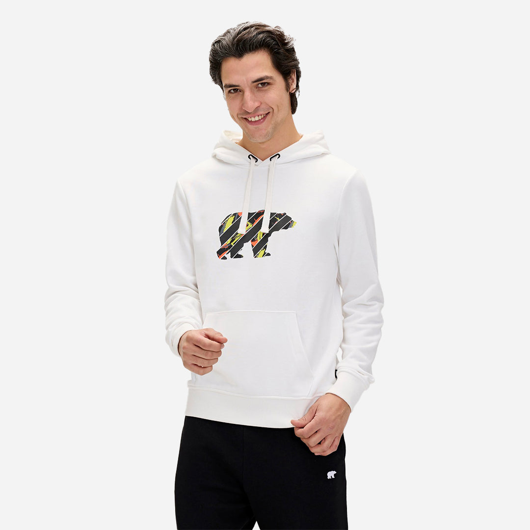 Bad Bear Mono Beyaz Erkek Sweatshirt