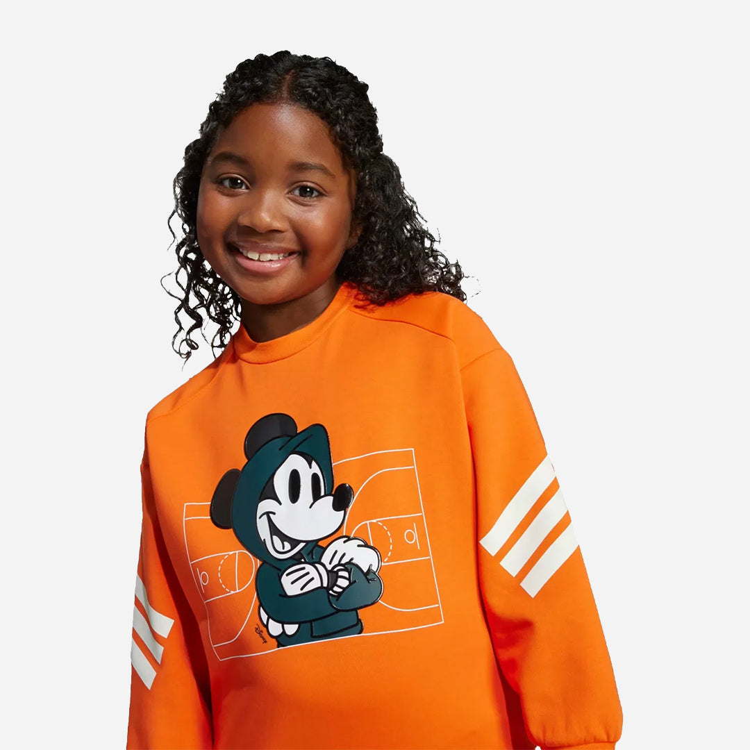 Adidas Lk Dy Mm Swt Unisex Çocuk Turuncu Sweatshirt