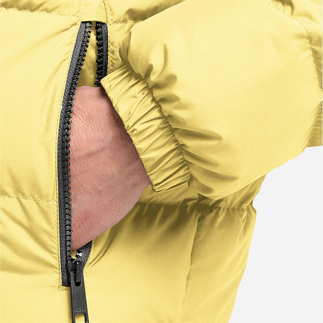 Jack Wolfskin Frozen Palace Rds Kadın Sarı Outdoor Ceketi