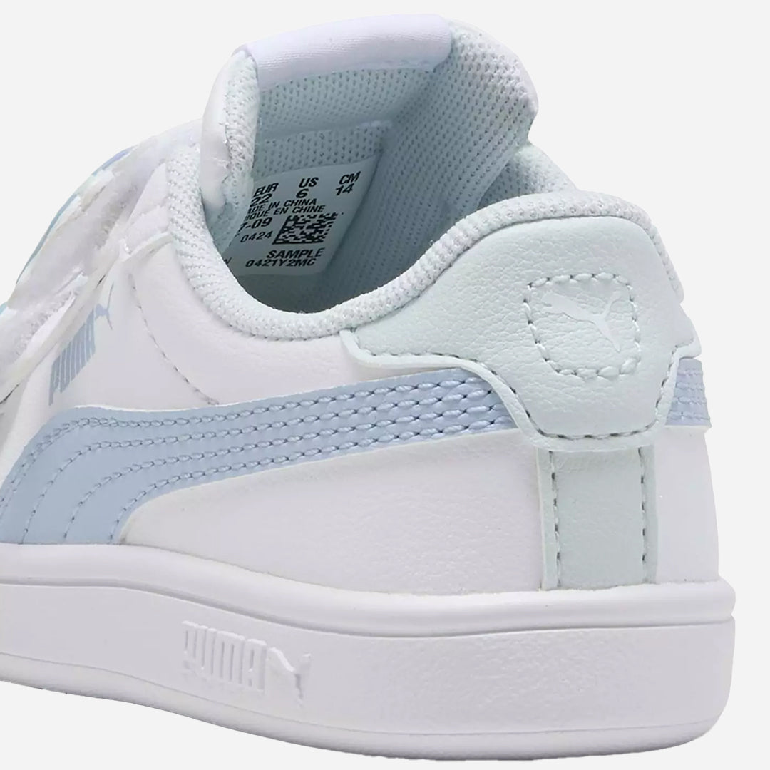 Puma Smash 3.0 Badges Bebek Beyaz Günlük Spor Ayakkabı