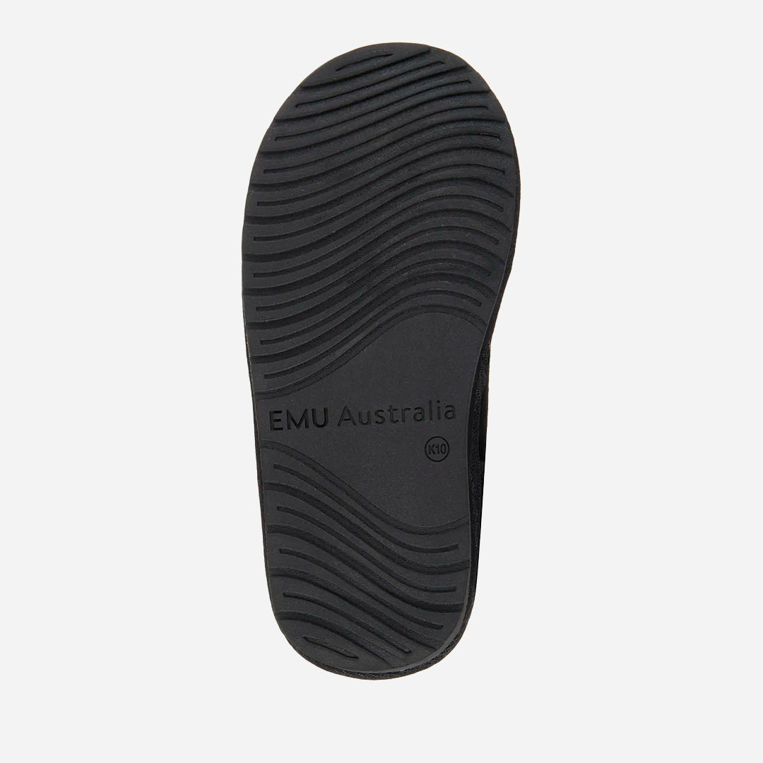 Emu Australia Wallaby Mini Unisex Çocuk Siyah Bot Siyah