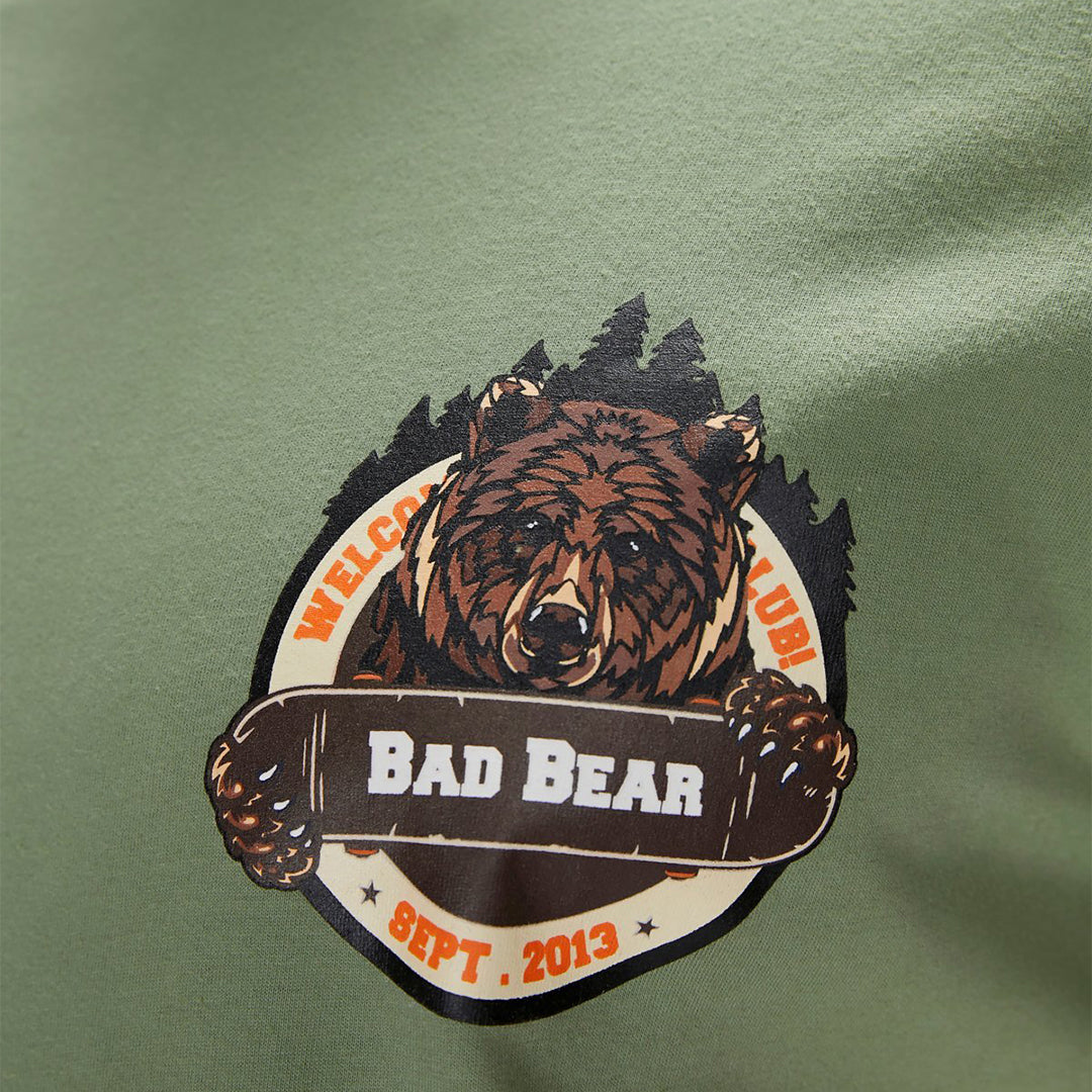 Bad Bear Flint Yeşil Erkek Baskılı Tişört