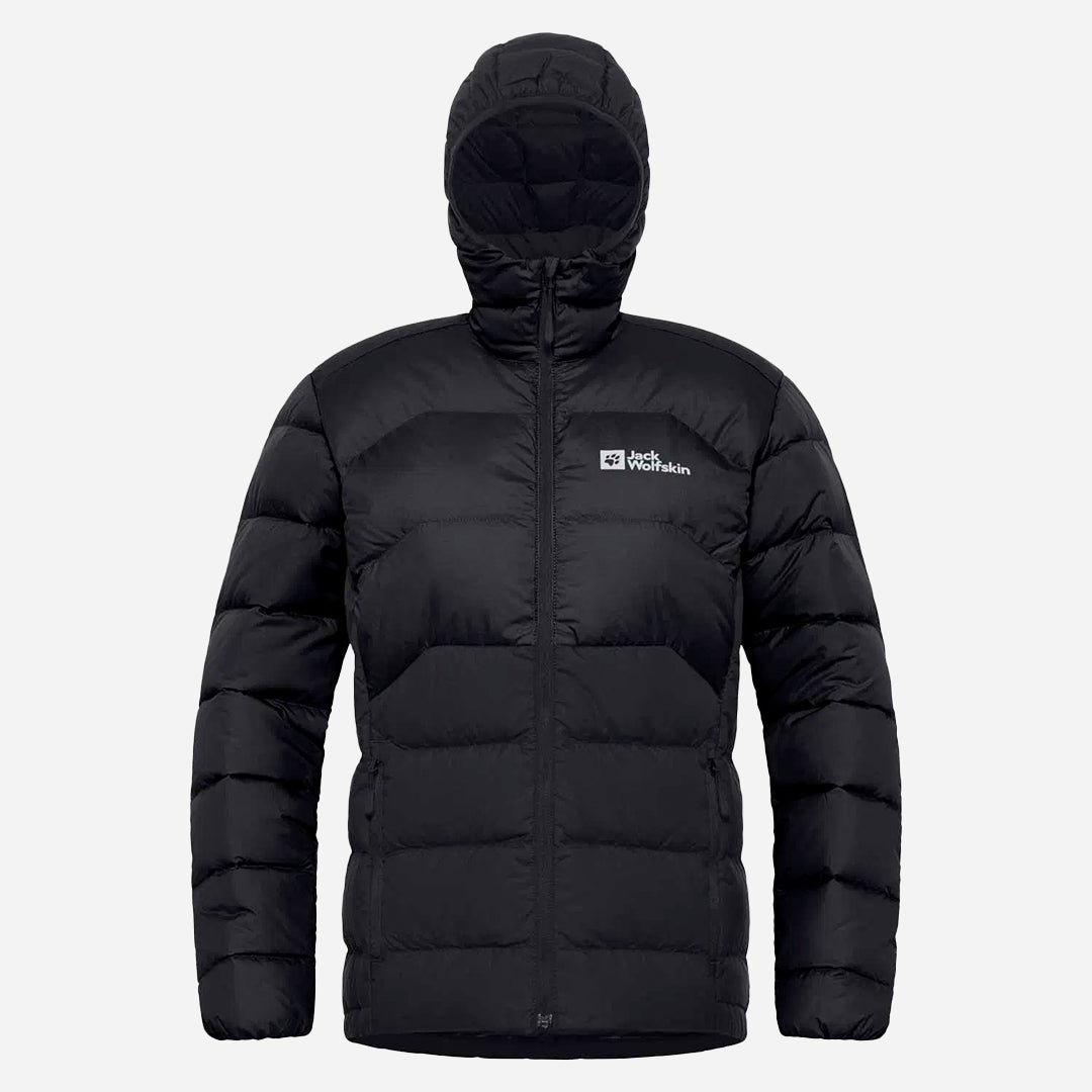 Jack Wolfskin Ather Down Hoody Kadın Siyah Outdoor Ceketi
