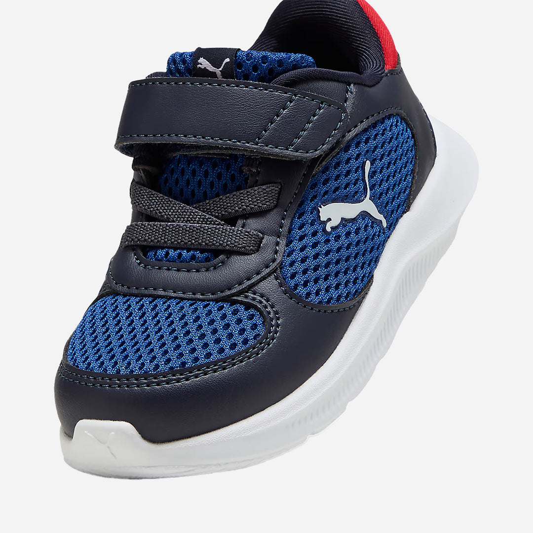 Puma Fun Racer 2 AC+ PS Unisex Çocuk Mavi-Siyah Cırtlı Spor Ayakkabı