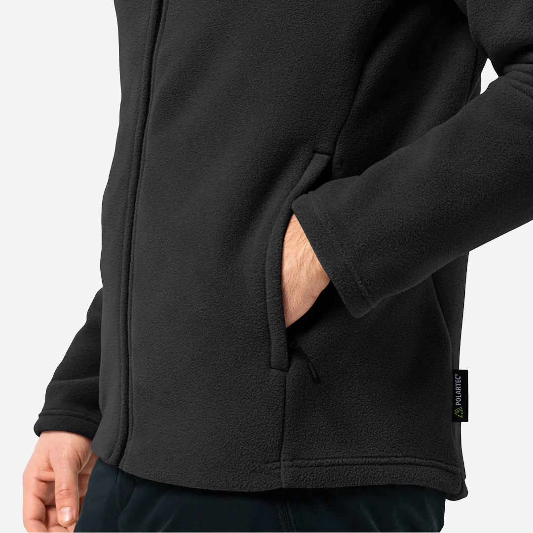 Jack Wolfskin Winterstein Fz Erkek Siyah Polar Ceket