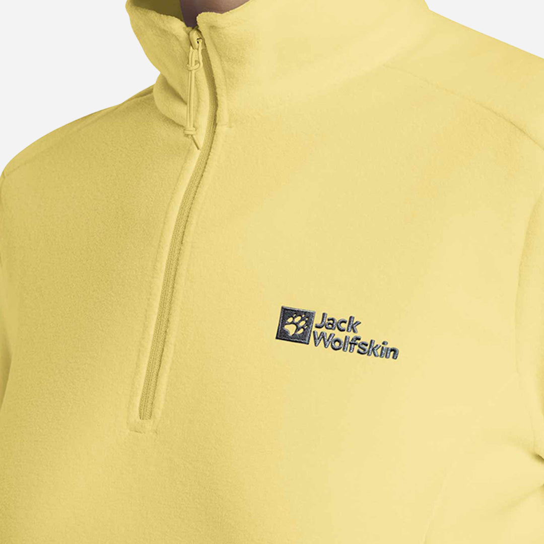 Jack Wolfskin Taunus Hz W Kadın Yarım Fermuarlı Sarı Polar