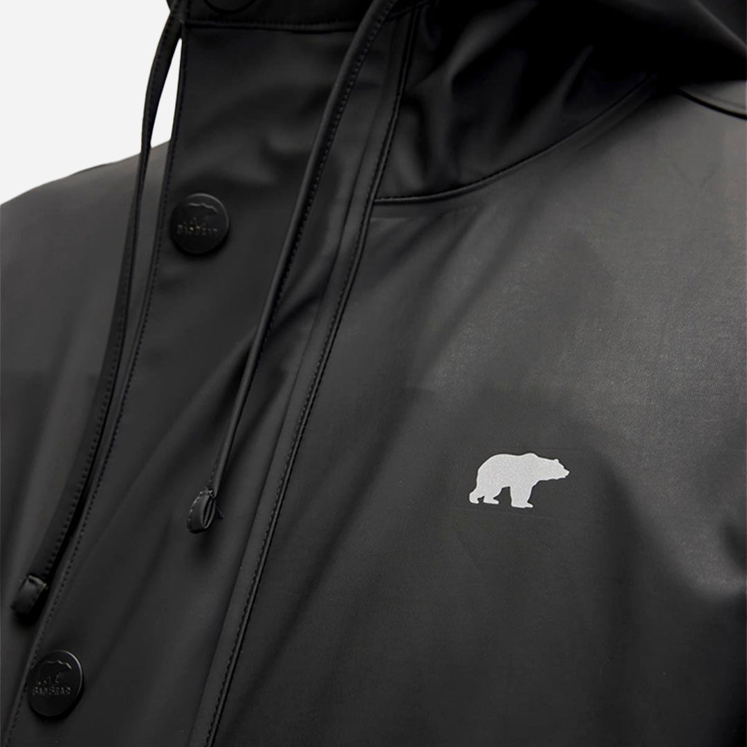 Bad Bear Patrol Raincoat Siyah Erkek Yağmurluk