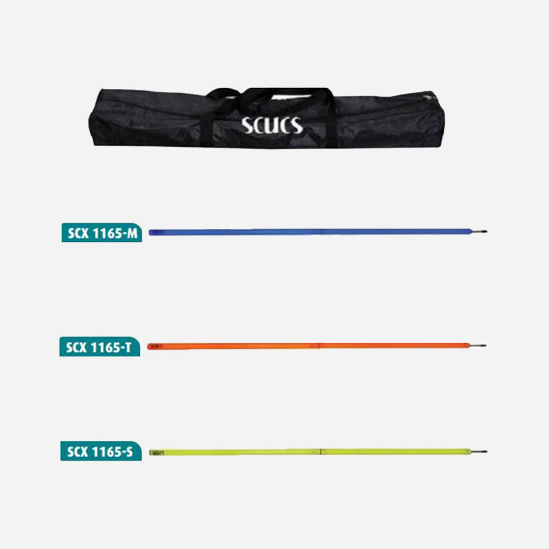 Scucs Slalom Çubuğu Çivili 32 Mm Çantalı Set 6’lı SCX-1165