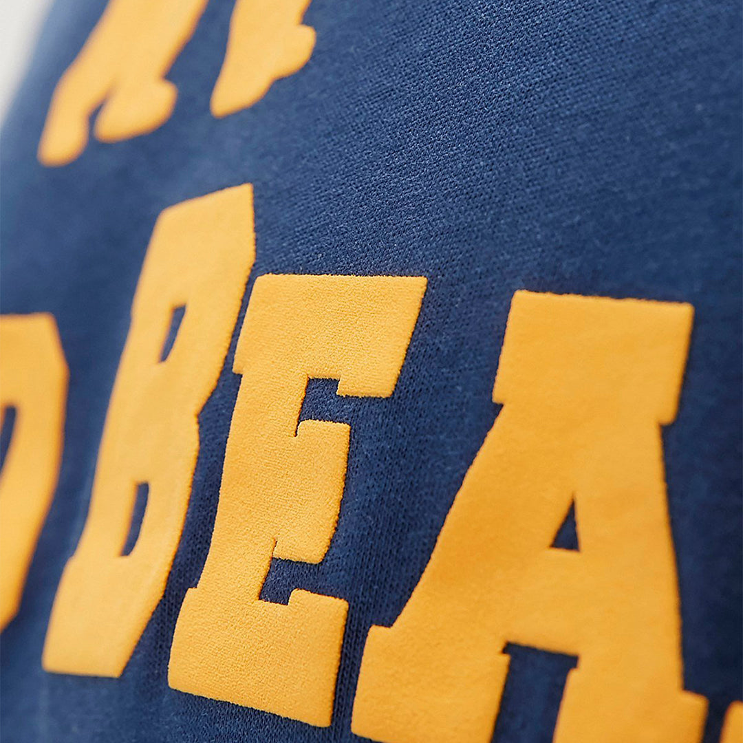 Bear Tee Indigo Mavi Logo Baskılı Erkek Tişört