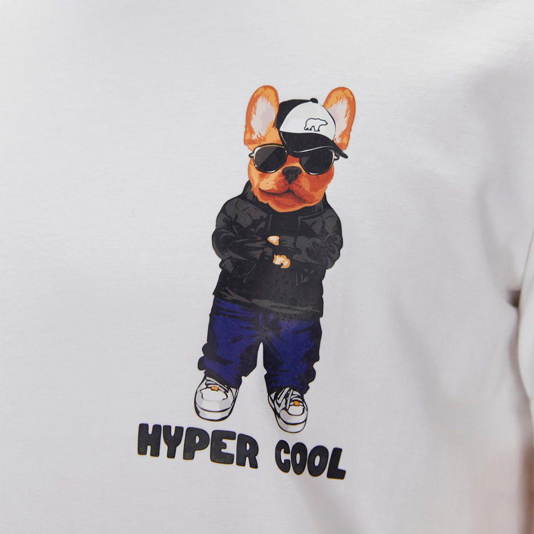 Bad Bear Hyper Beyaz Erkek Baskılı Tişört