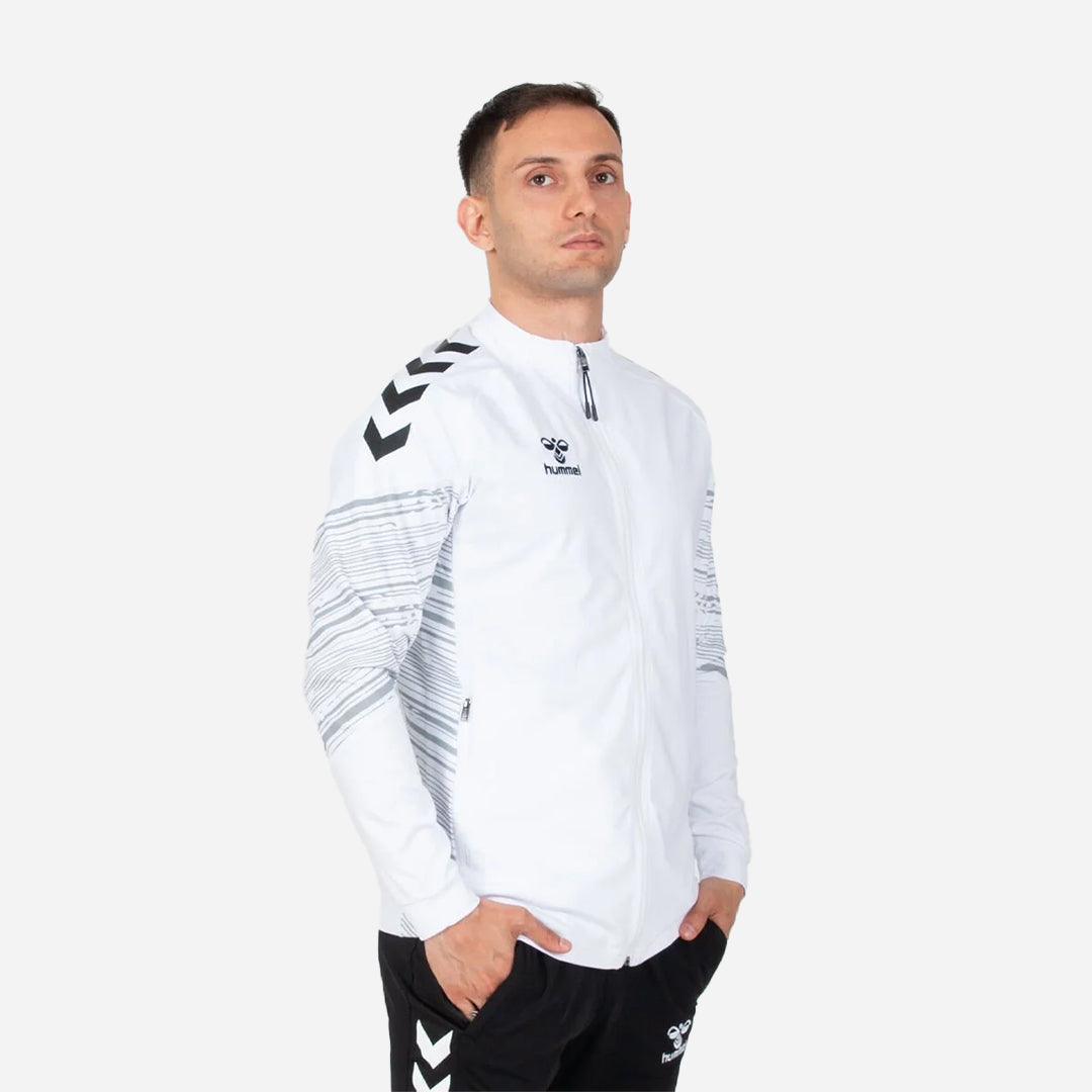 Hummel Line Kamp Eşofman Üstü Unisex Beyaz