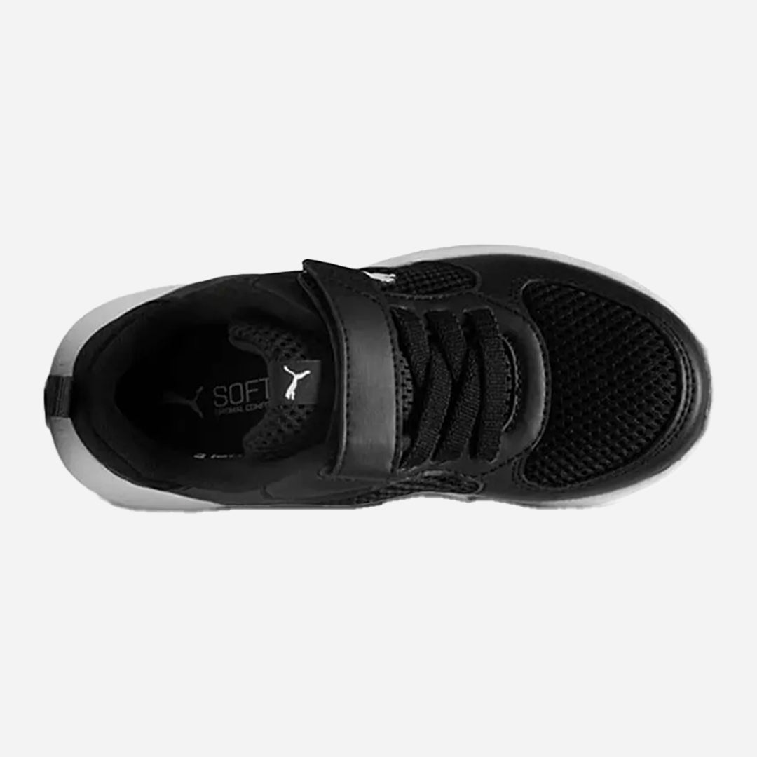 Puma Fun Racer 2 AC+ PS Unisex Çocuk Siyah Cırtlı Spor Ayakkabı