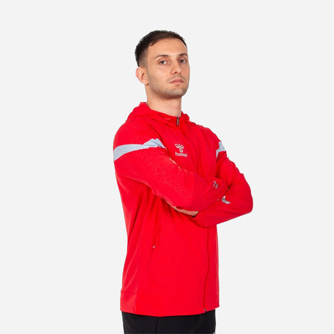 Hummel Flex Kamp Eşofman Üstü Unisex Kırmızı