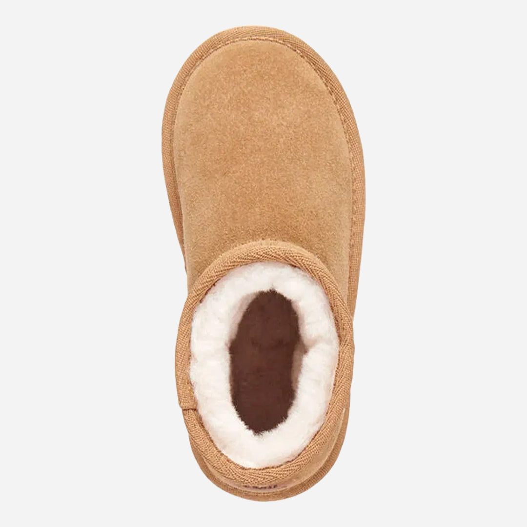 Emu Australia Wallaby Mini Unisex Çocuk Siyah Bot Kahve