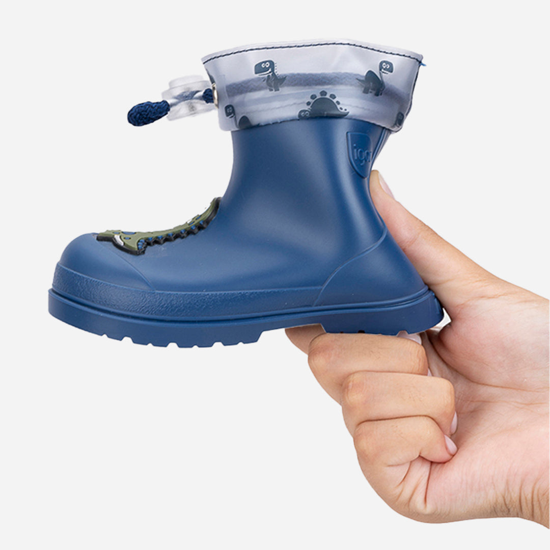 İgor Mendi Dino Kürklü Çocuk Yağmur Botu Mavi