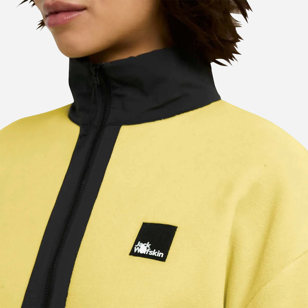 Jack Wolfskin Sumetro Fz Kadın Sarı Polar Ceket
