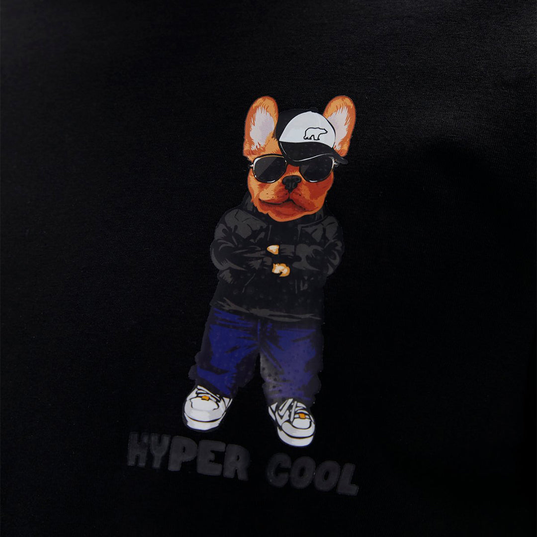Bad Bear Hyper Siyah Erkek Baskılı Tişört