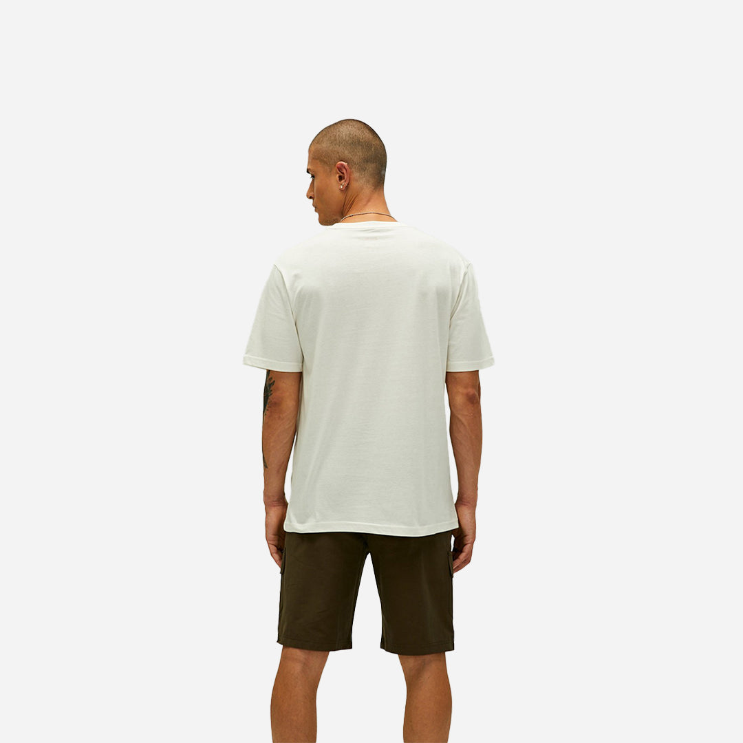 Bad Bear Title Oversize Marshmallow Beyaz Baskılı Erkek Tişört
