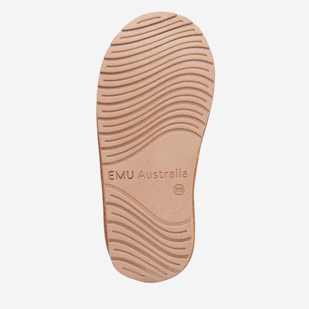 Emu Australia Wallaby Mini Unisex Çocuk Siyah Bot Kahve