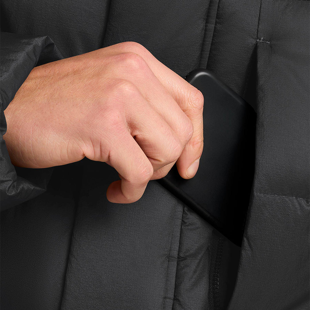 Jack Wolfskin Icy Hill Rds Erkek Siyah Outdoor Ceketi - Siyah