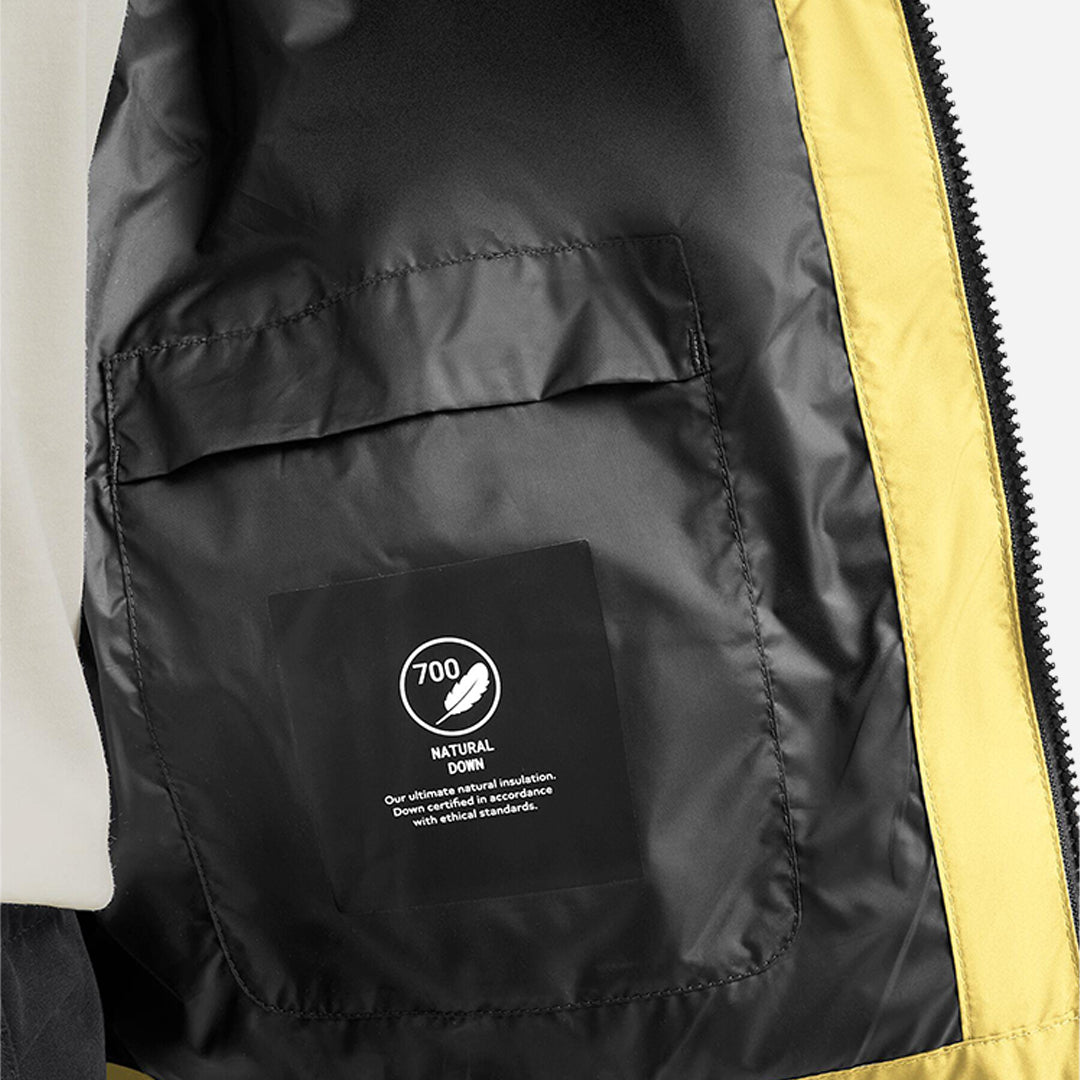 Jack Wolfskin Frozen Palace Rds Kadın Sarı Outdoor Ceketi