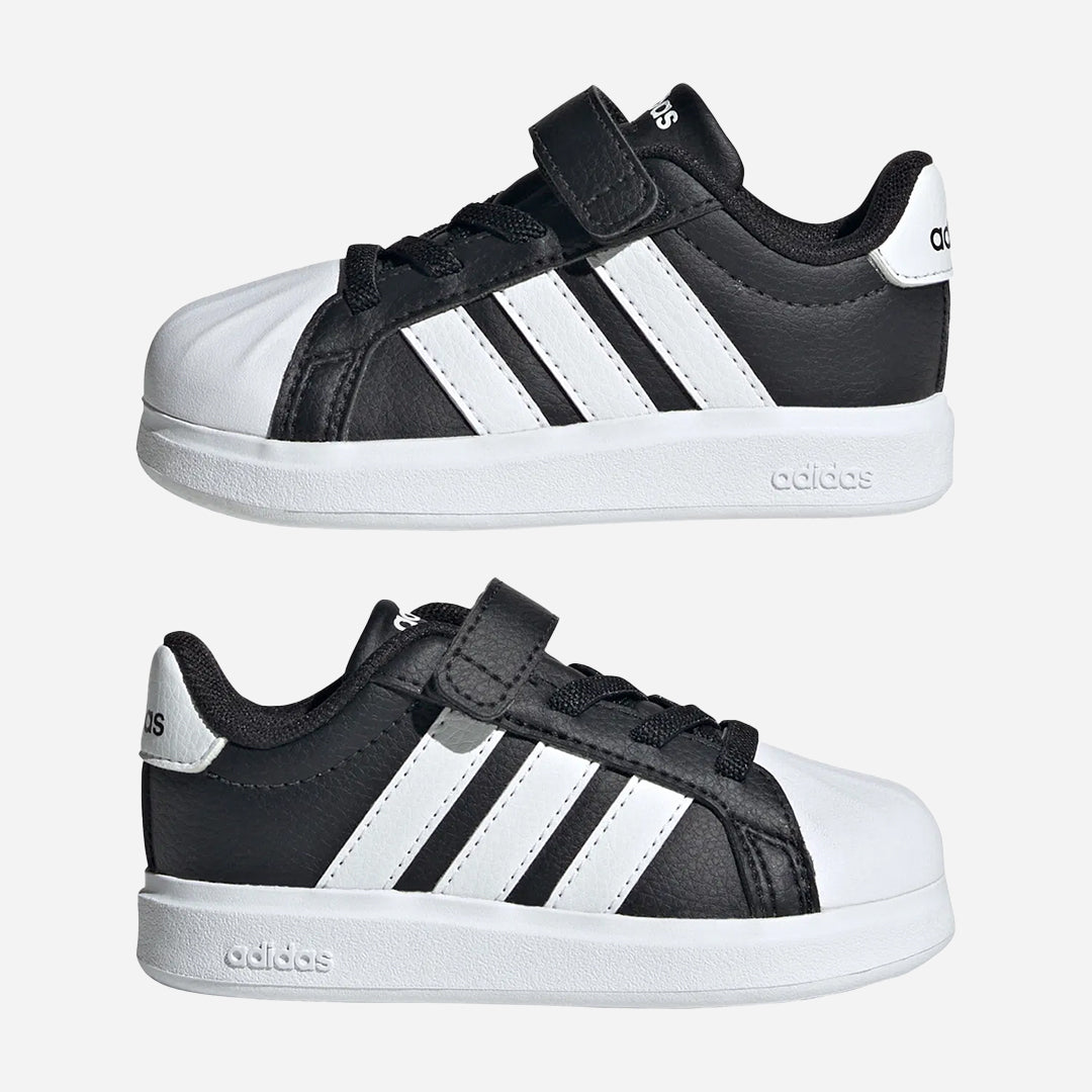 Adidas Streettalk El I C whtwht Unisex Çocuk Siyah Günlük Ayakkabı