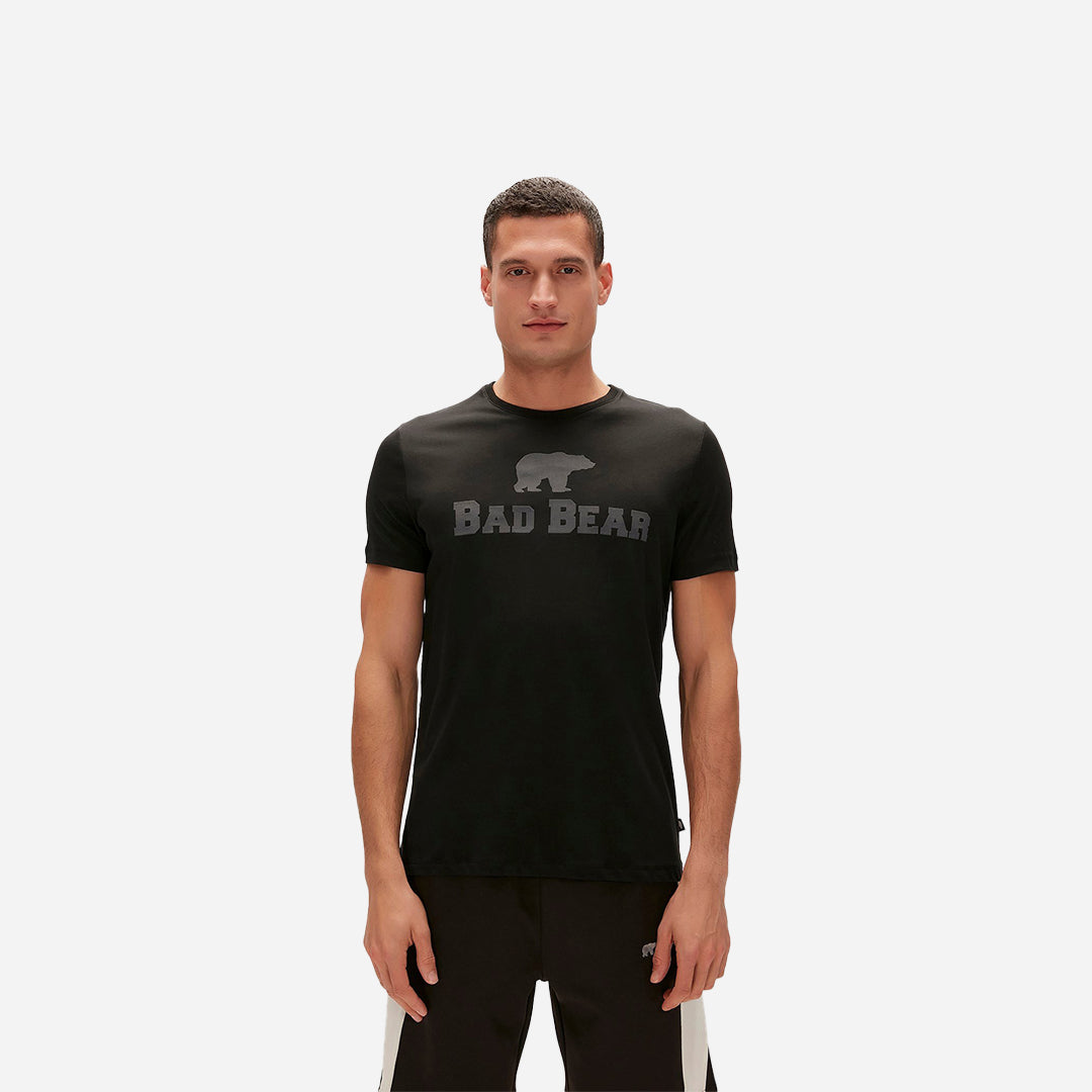Bear Tee Midnight Siyah Logo Baskılı Erkek Tişört