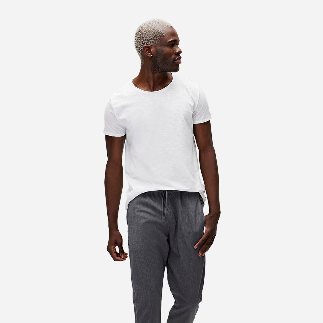 Bad Bear O-Neck Off-White Beyaz Basic Erkek Tişört