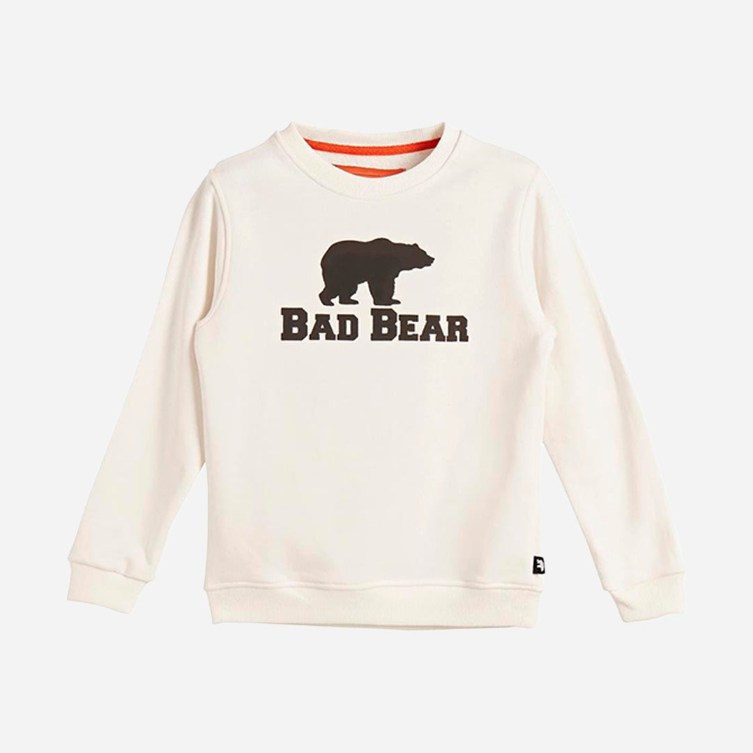 Bad Bear Logo Crewneck Çocuk Sweatshirt