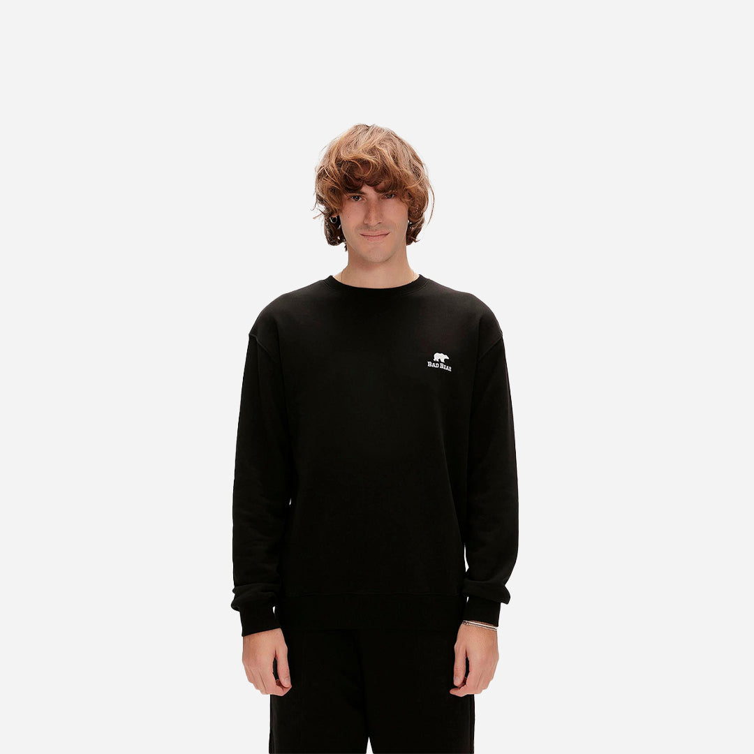 Bad Bear Tag Crewneck Siyah Erkek Sweatshirt