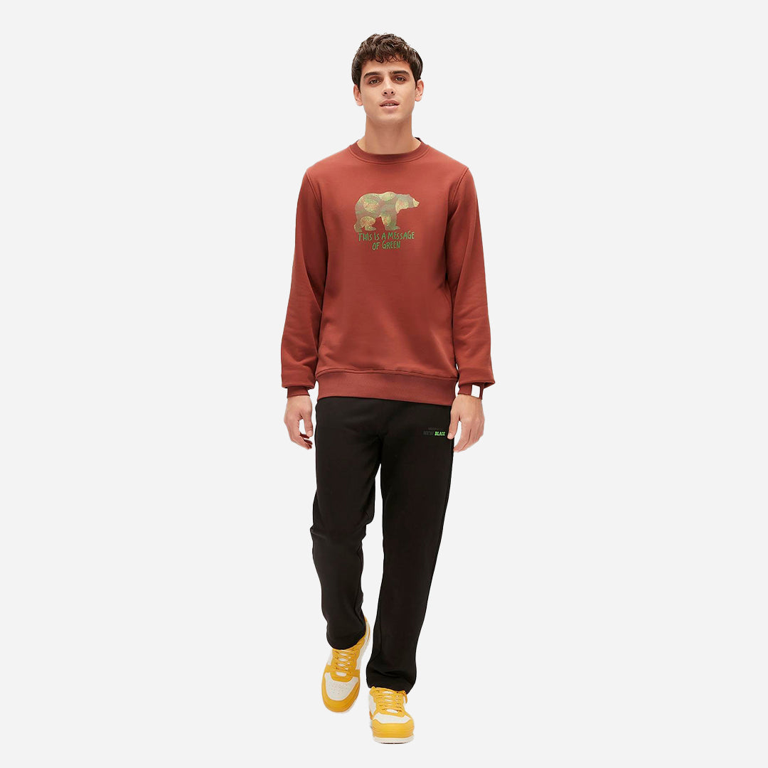 Bad Bear Re-Finger Recycle Woody Erkek Sweatshirt