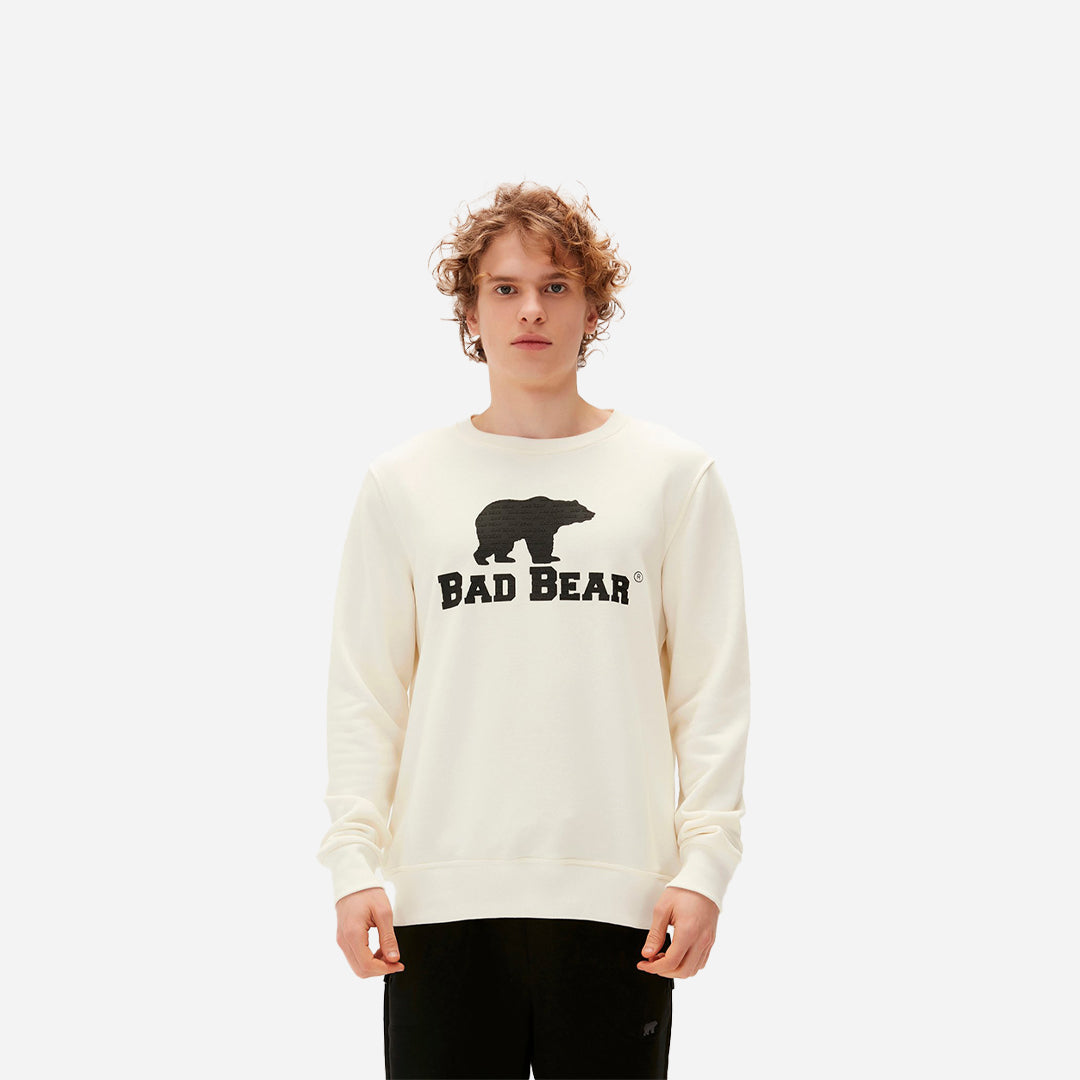 Bad Bear Crewneck Marshmallow Erkek Sweatshirt