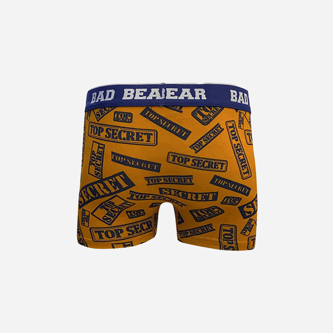 Bad Bear Secret Hardal Desenli Erkek Boxer