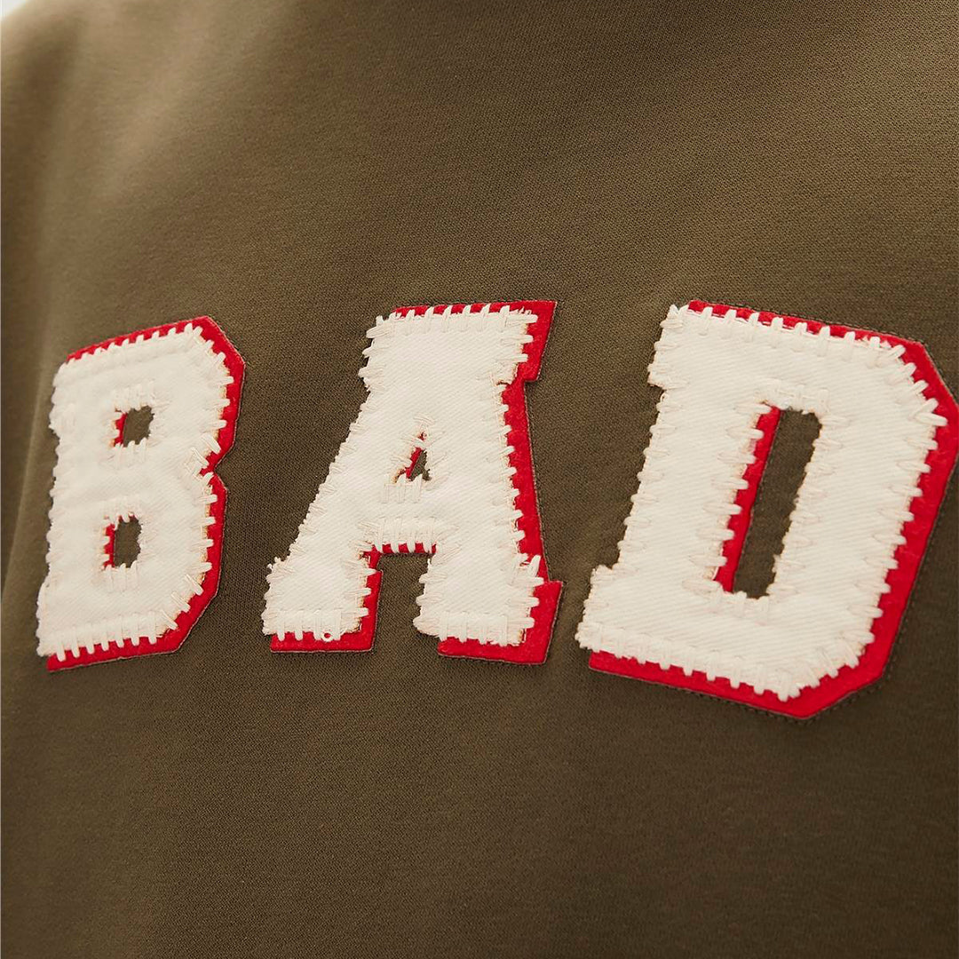 Bad Bear Felt Crewneck Haki Erkek Sweatshirt