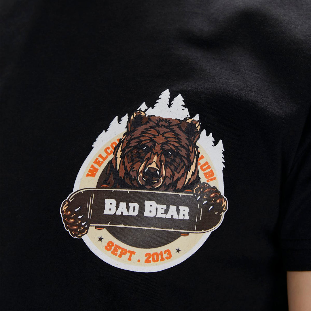 Bad Bear Flint Siyah Erkek Baskılı Tişört