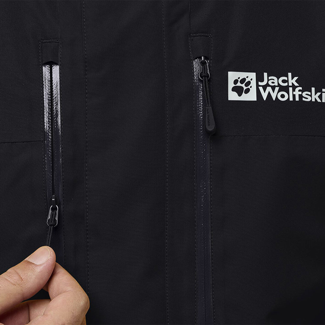 Jack Wolfskin Jasper 3in1 Erkek Siyah Outdoor Ceketi
