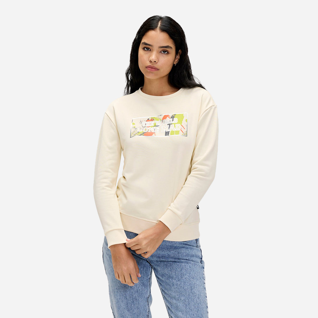 Bad Bear Re-Carina Beyaz Sweatshirt