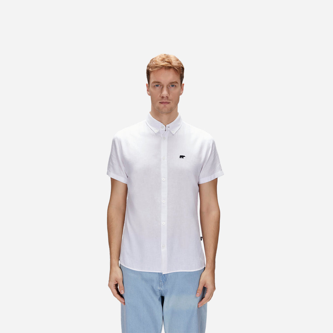 Bad Bear Tindra Beyaz Kısa Kollu Erkek Gömlek