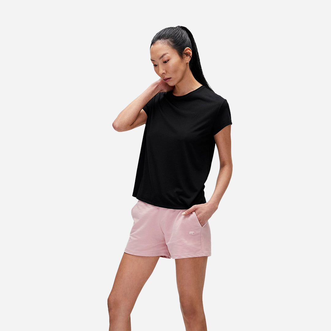 Bad Bear Violet O-Neck T-Shirt Siyah Basic Kadın Tişört