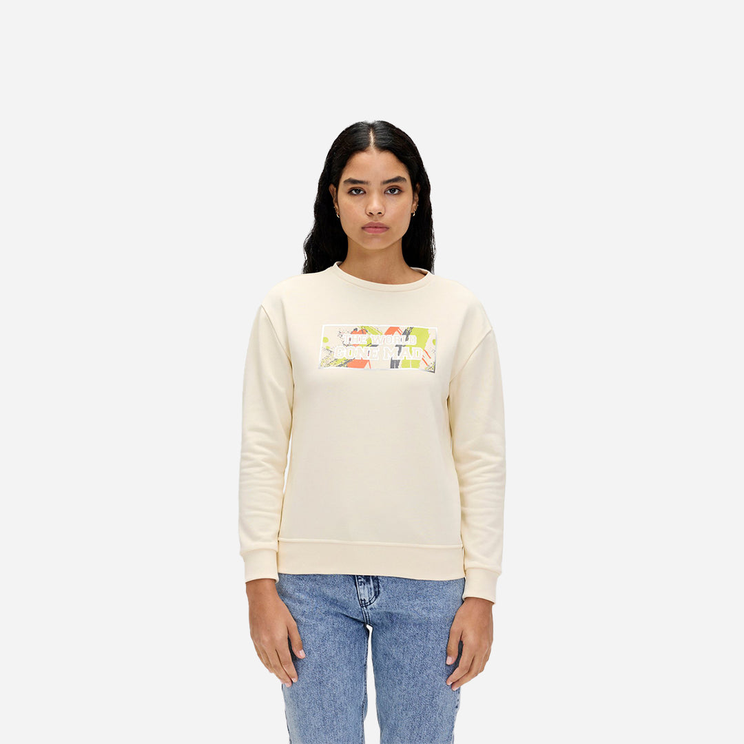 Bad Bear Re-Carina Beyaz Sweatshirt