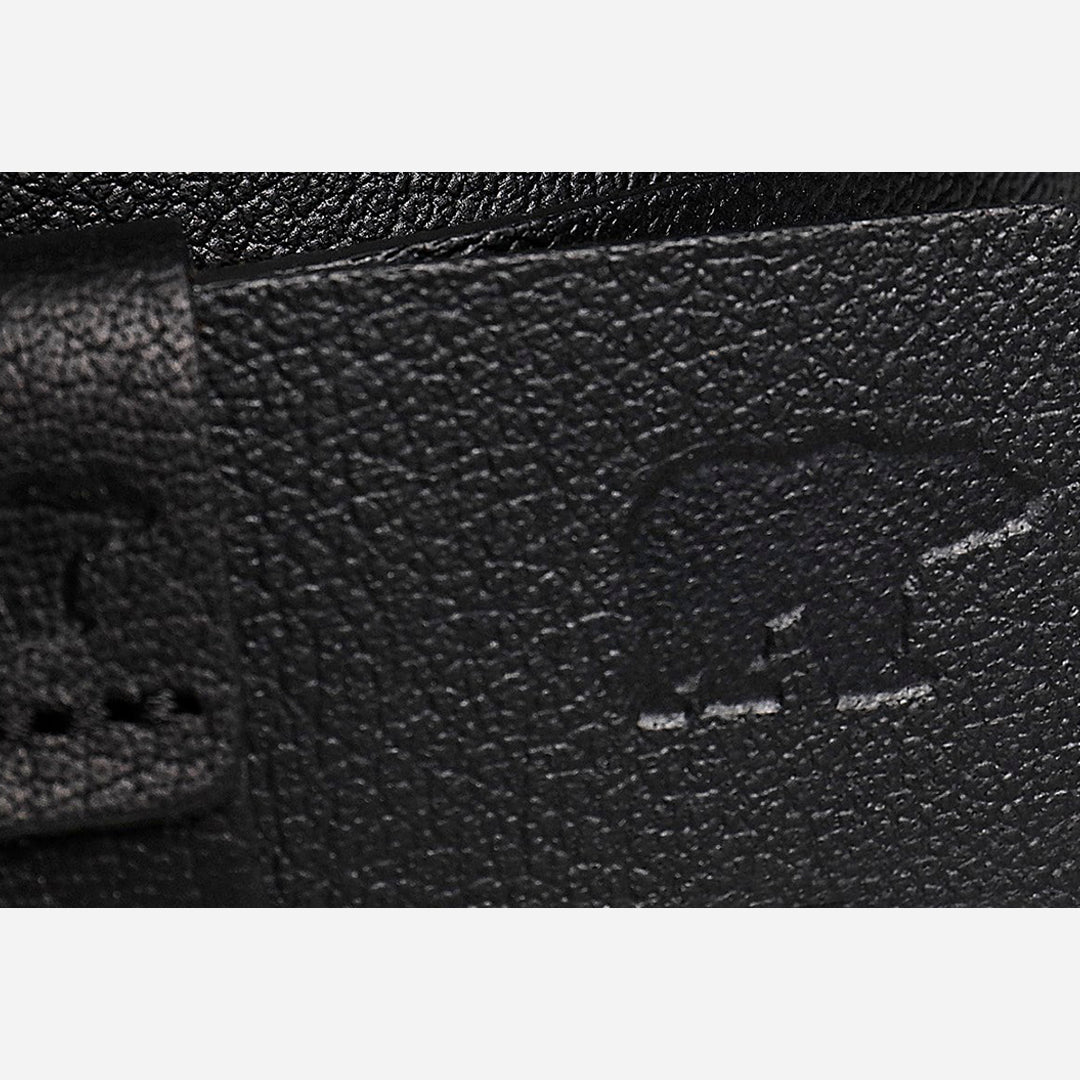 Bad Bear Point Belt Siyah Deri Erkek Kemer