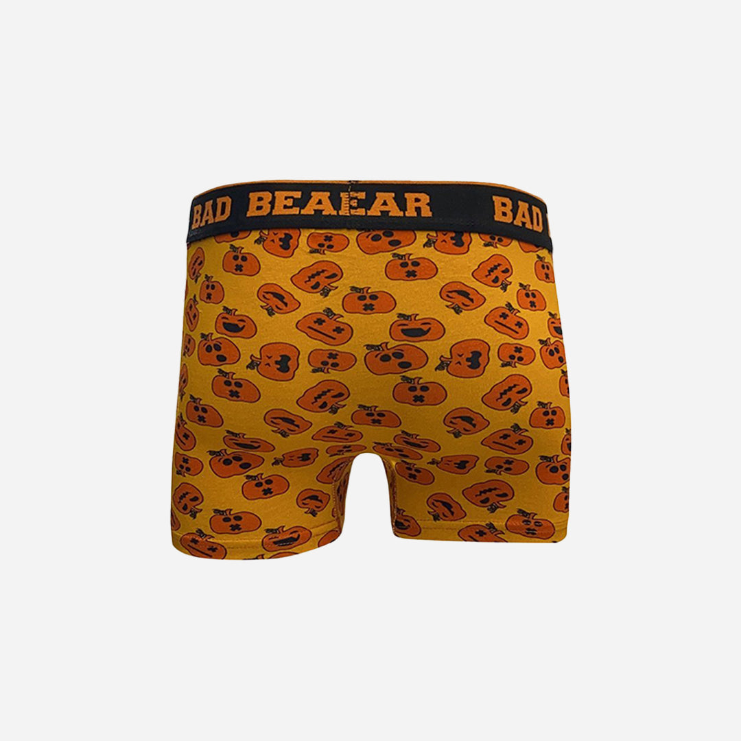 Bad Bear Hardal Balkabağı Desenli Erkek Boxer
