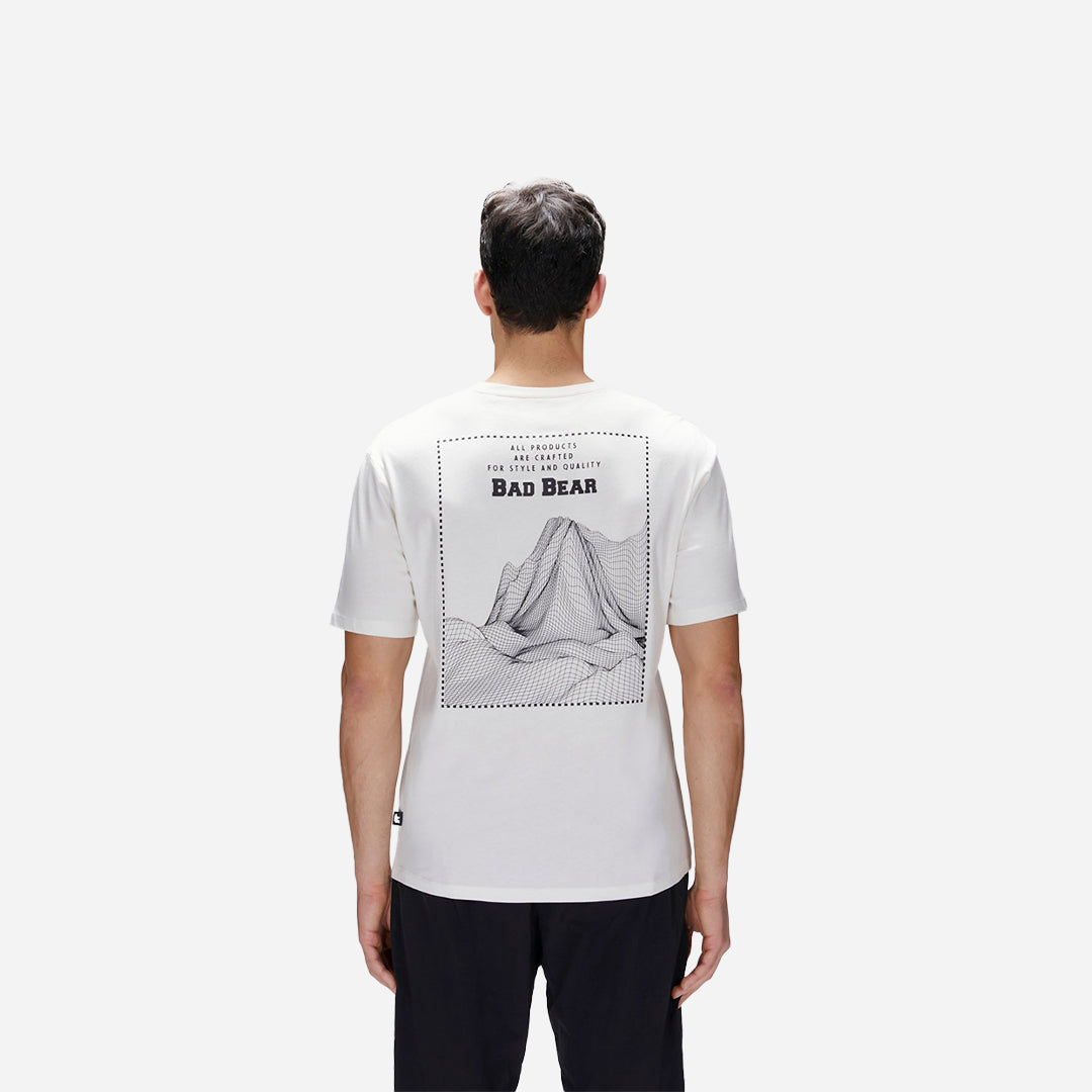 Bad Bear Eddy Beyaz Erkek Baskılı Tişört
