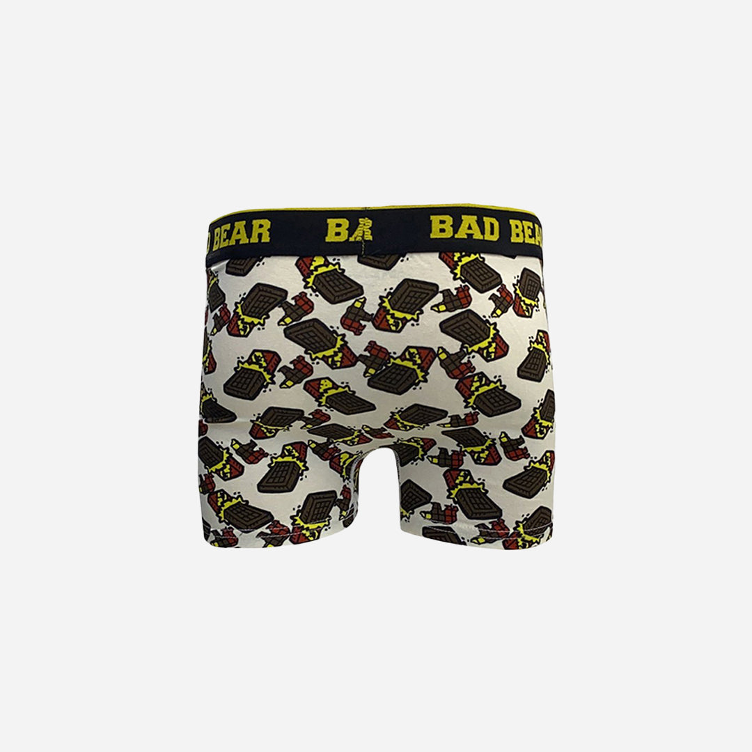 Bad Bear Chocolate Off-White Erkek Boxer
