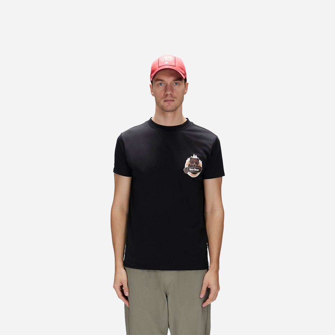 Bad Bear Flint Siyah Erkek Baskılı Tişört