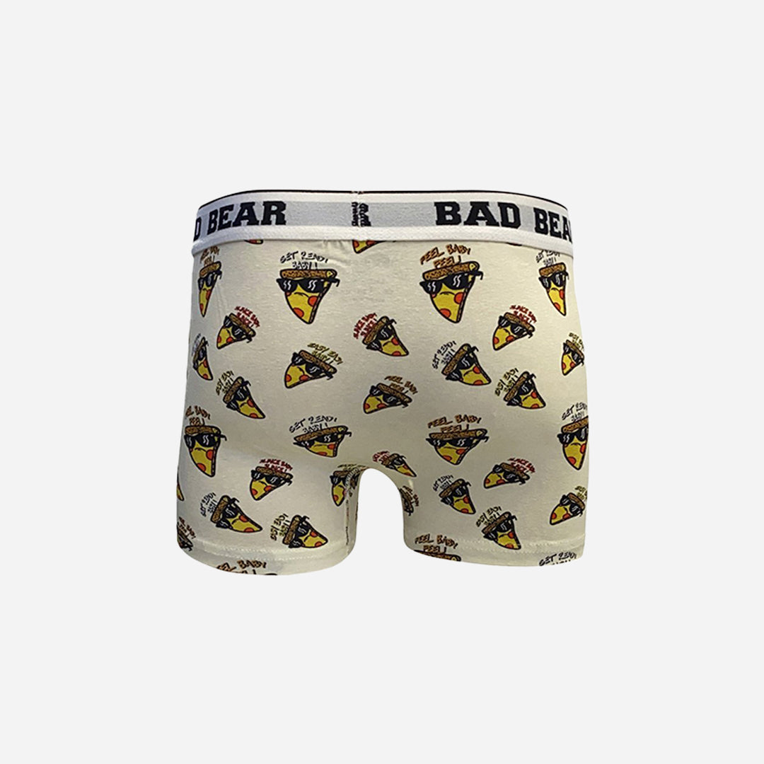 Bad Bear Pizza Desenli Erkek Boxer