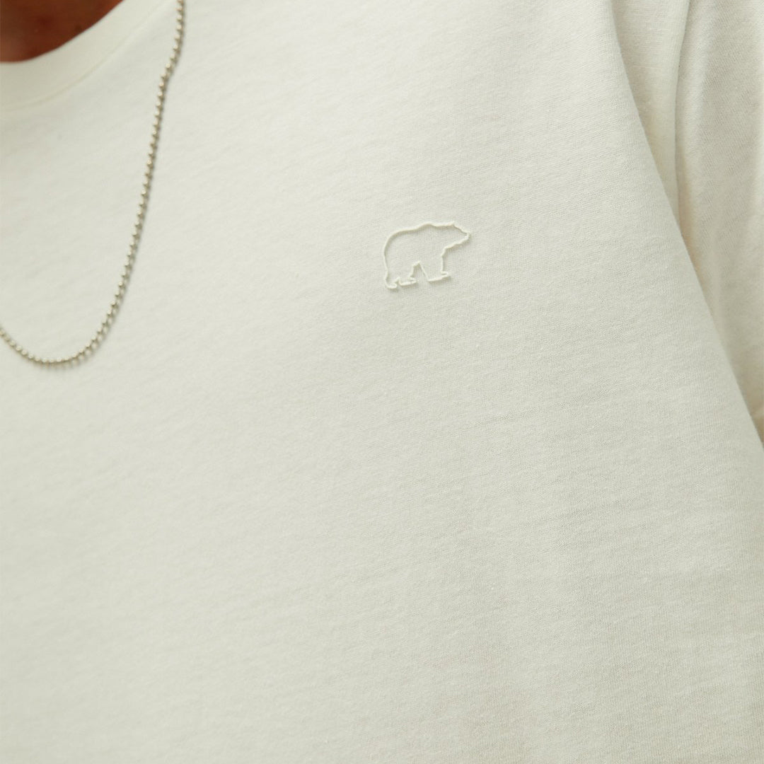 Bad Bear Liber Oversize T-Shirt Marshmallow Beyaz Basic Erkek Tişört
