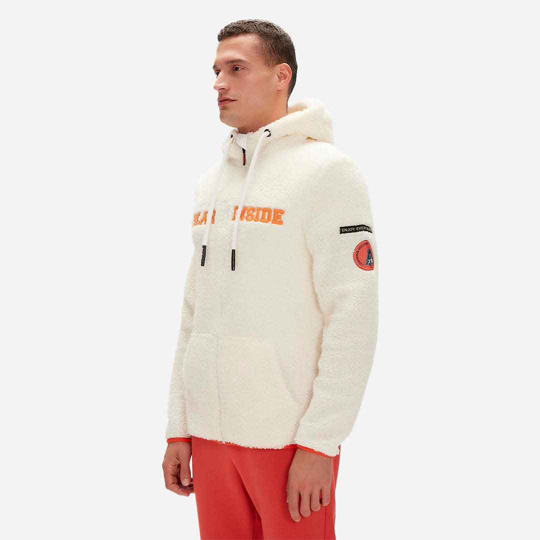 Bad Bear Bowie Beyaz King Size Erkek Polar Sweatshirt