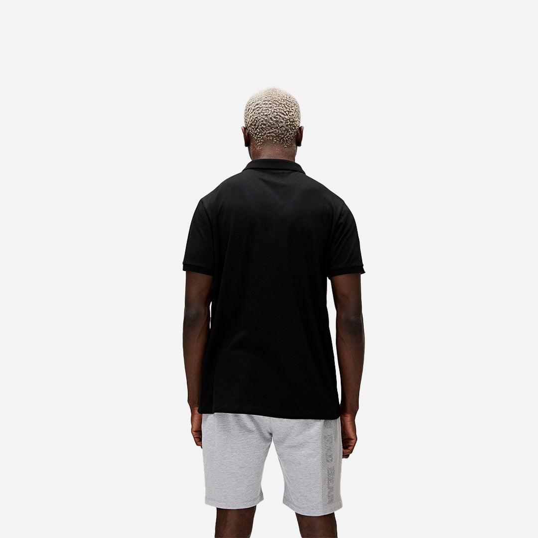 Bad Bear Cord Siyah Polo Yaka Fermuarlı Erkek T-Shirt